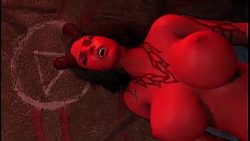 Después de que logras convocar a un Demonio sexy | hentai 3d