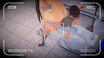 Pokemon Hentai - Mei filmada teniendo sexo en un baño público